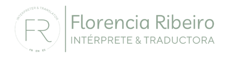 Intérprete y traductora Florencia Ribeiro