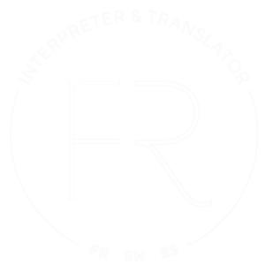 Logo de Florencia Ribeiro, intérprete y traductora